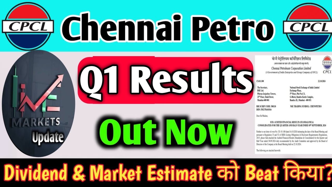 Chennai Petro Q1 Results 2027 | Chennai Petro Result Today | Chennai Petro Dividend 2026 | CPCL
