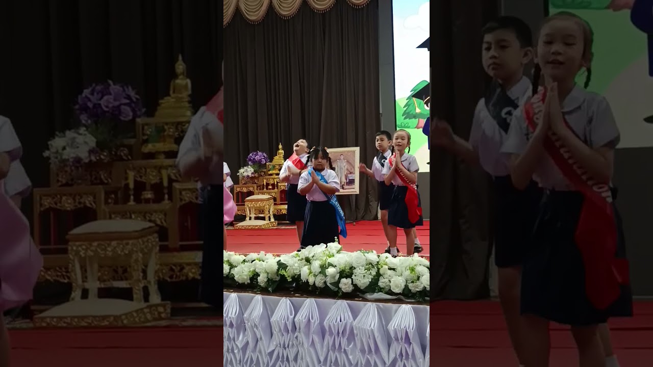 การแสดงจบการศึกษาชั้นอนุบาล3 เฌอแตมจบแล้วค่ะ