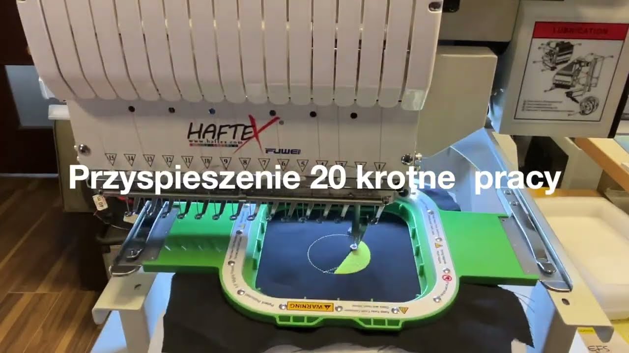 Haft 3D hafciarka 1502PRO 2 i 1501PRO porównanie pracy stopki elektronicznej z klasyczną stopką