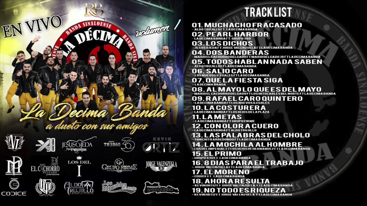La Décima Banda - A dueto con sus amigos (Disco Completo)