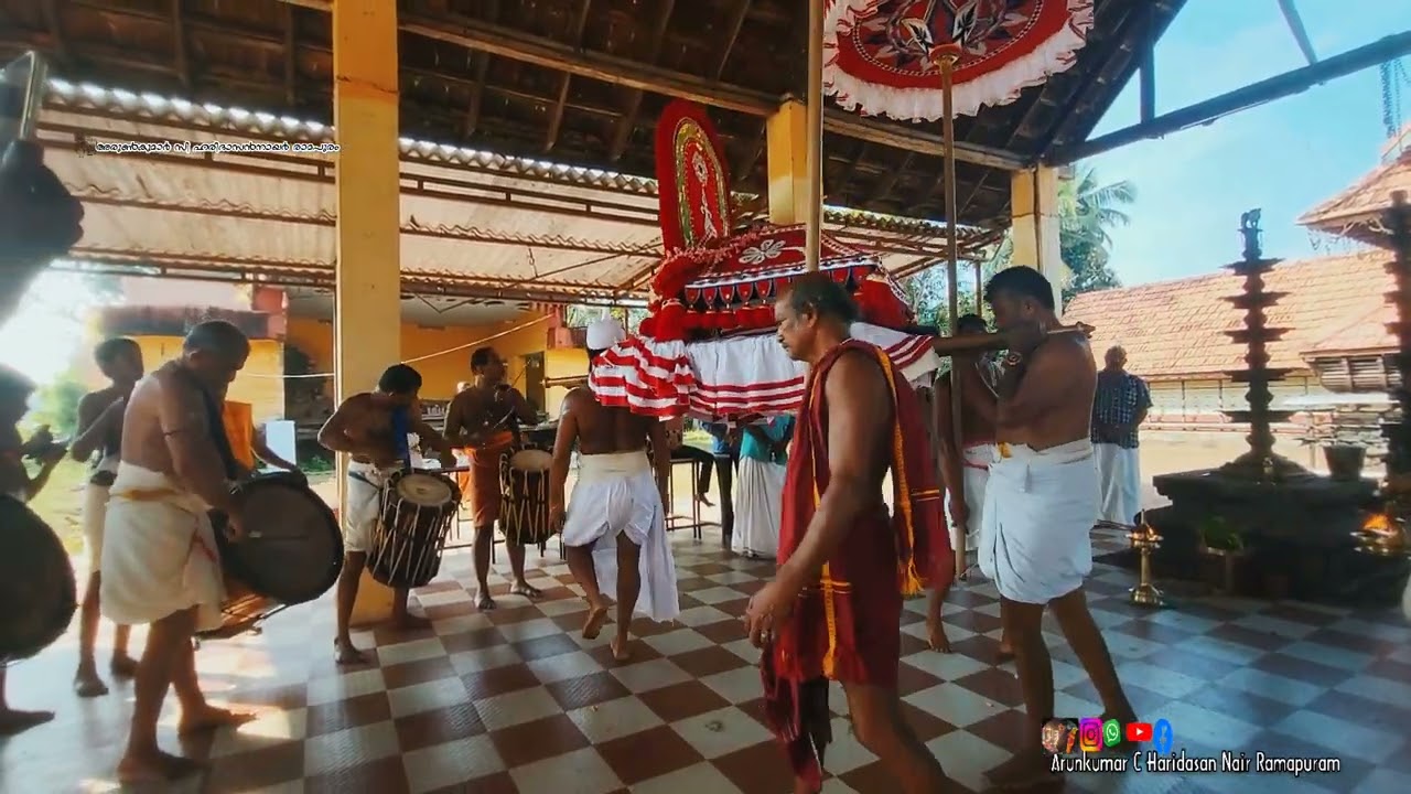 പുല്ലുകുളങ്ങര ശ്രീ ധര്‍മ്മശാസ്ത്താവ്  പറയടുപ്പിനായി #keralafestivals