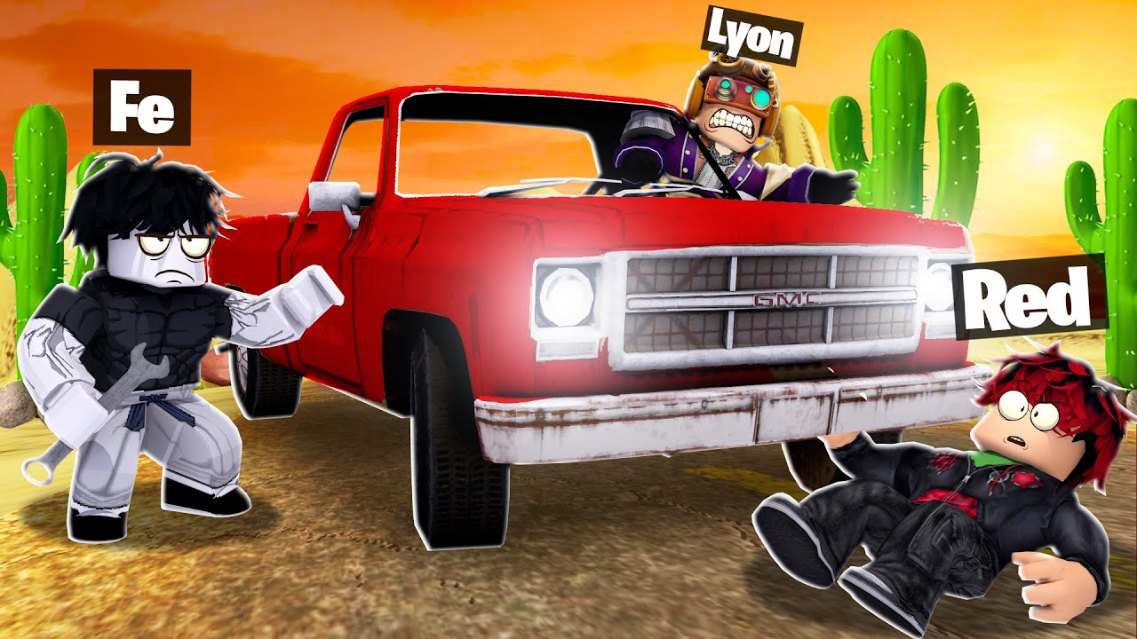 IL DESERTO INFINITO! VIAGGIO IN MACCHINA VERSO ROBLOX