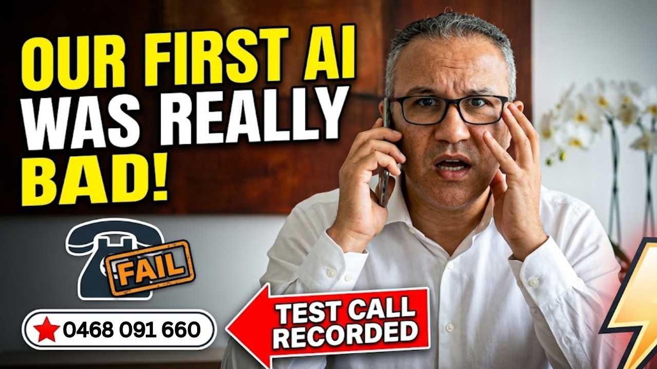 Our First Ai receptionist was really bad - Test Call