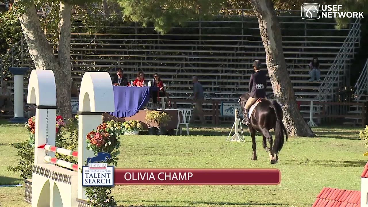 Olivia Champ Wins the Show Jumping Talent Search Finals West