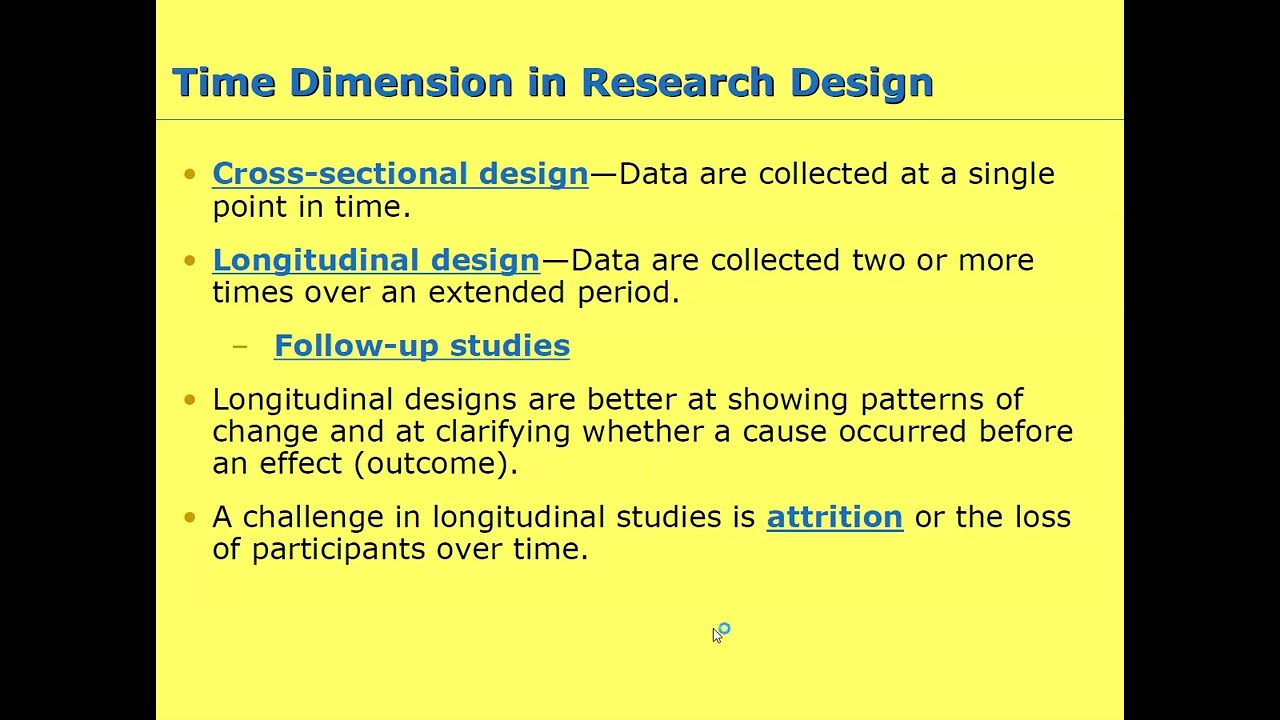 Quantitative Study Design Concepts