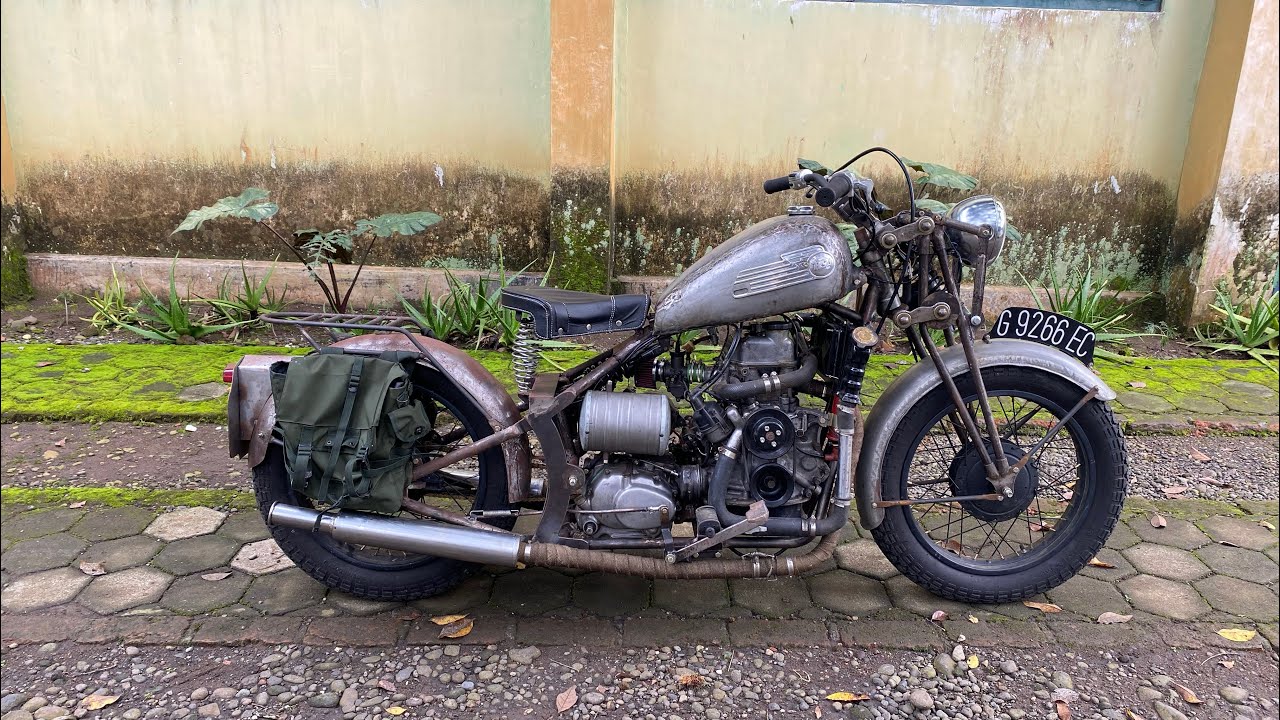 Kreatif !!! Replika BSA dari mesin mobil