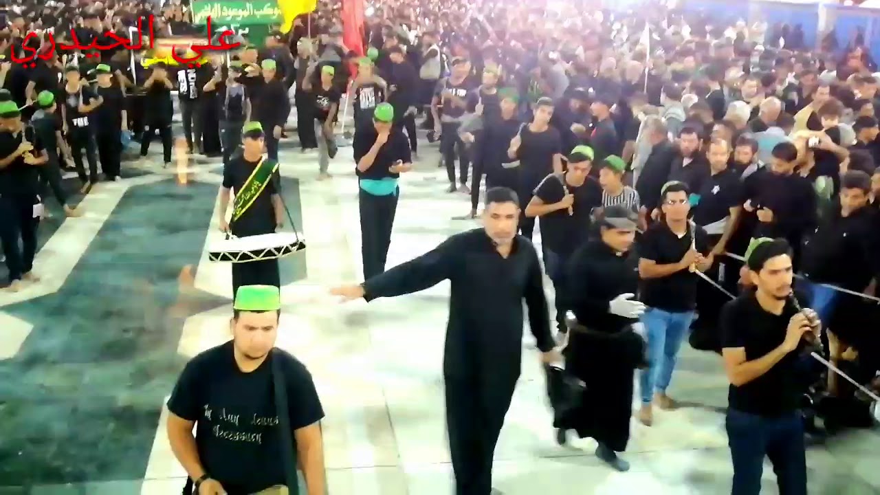 موكب الحسين اهالي الرفاعي في كربلاء