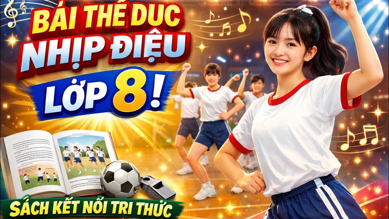  BÀI THỂ DỤC NHỊP ĐIỆU LỚP 8 | KẾT NỐI TRI THỨC VỚI CUỘC SỐNG #xuhuongyoutube #theduc#thcs#hocsinh 