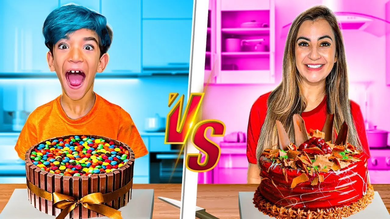 Desafio Do Bolo Confeitado: Família Rocha vs Irmãos Rocha! 🎂🌈