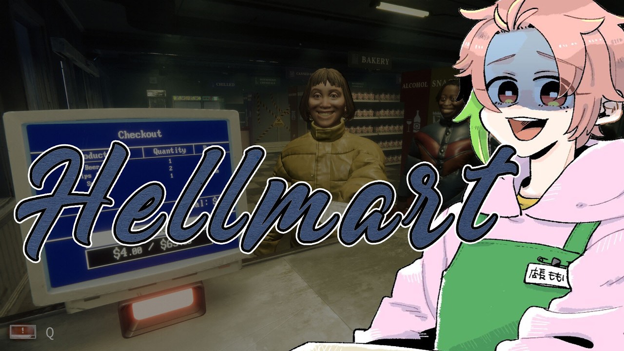 【HELLMART】様子がおかしいスーパー【桃井ぴーち】