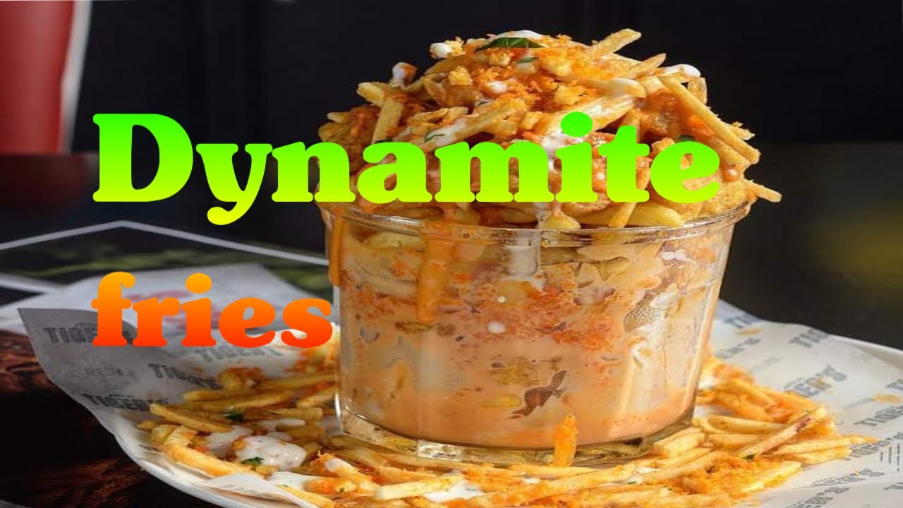 Dynamite fries street food | amazing chips recipe