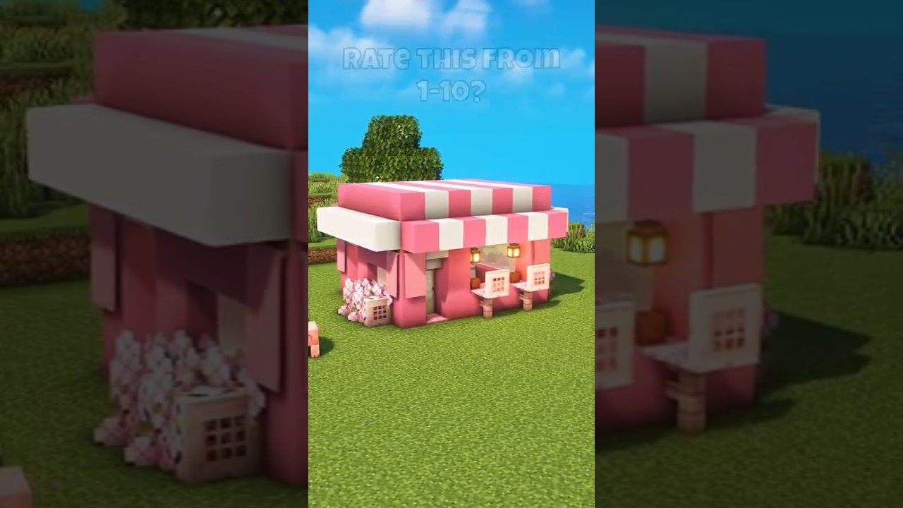 Minecraft Small Coffee Shop☕ #shorts