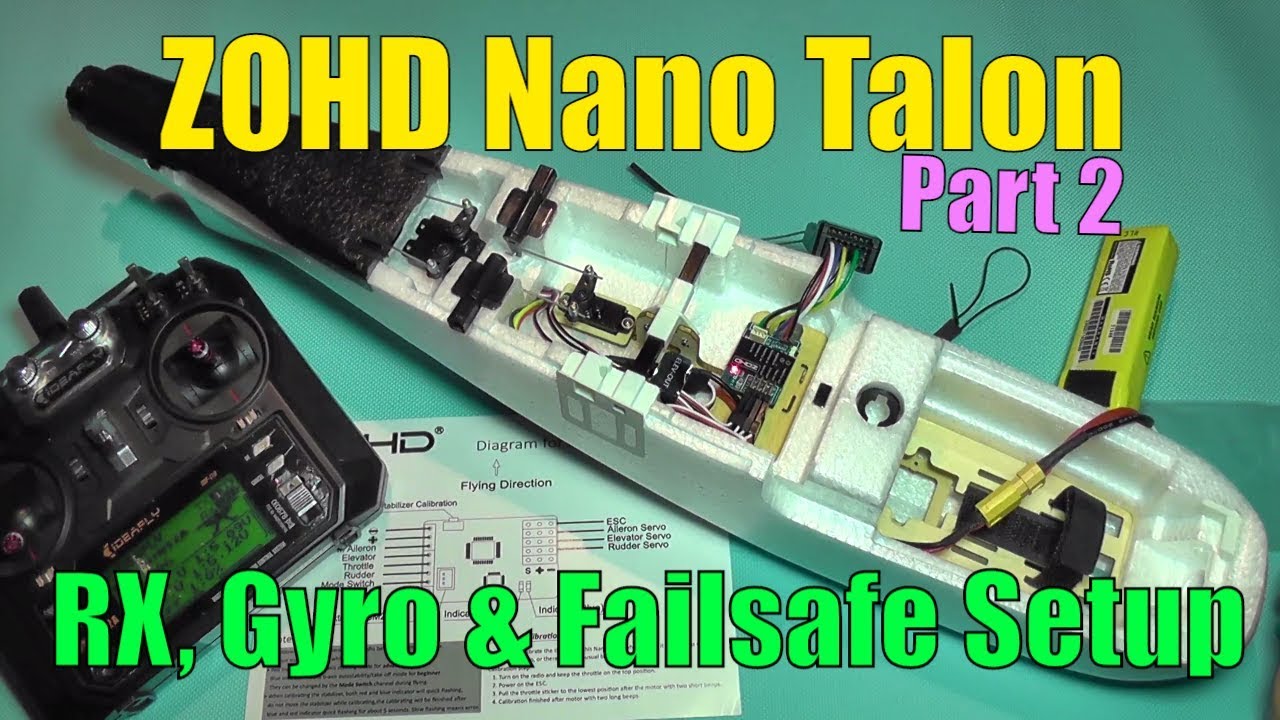ZOHD Nano Talon — полная сборка и обзор, часть 2