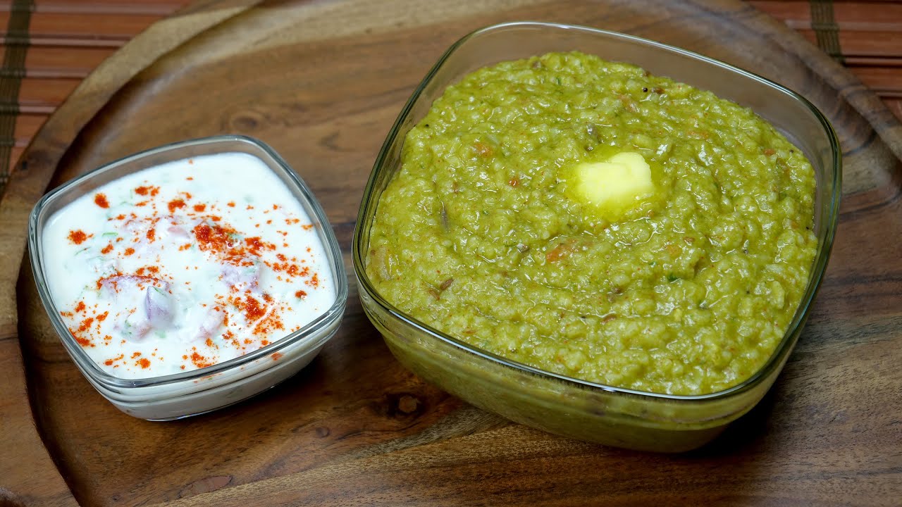 ಪಾಲಕ್ ದಾಲ್ ಕಿಚಡಿ ಮಾಡುವ ವಿಧಾನ | Palak dal khichdi recipe 100% Dhaba Style