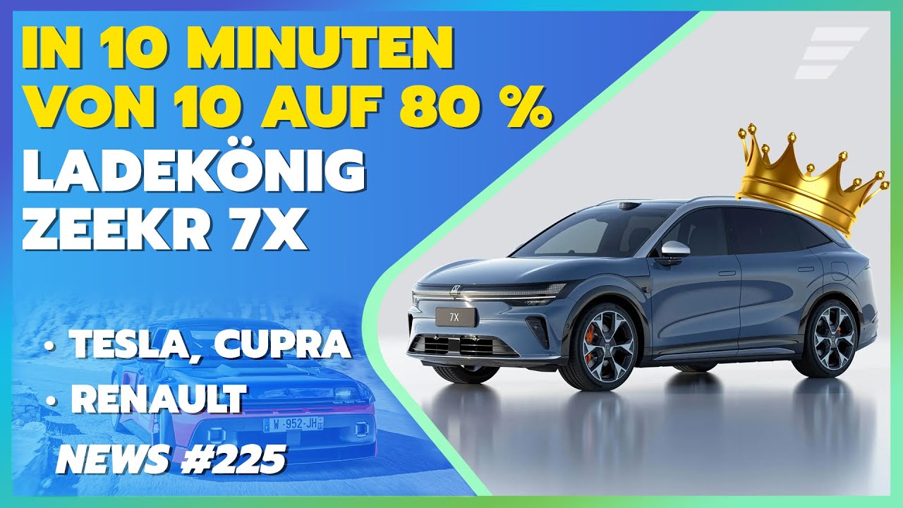 Electric car with 10-minute charging time: ZEEKR shocks Tesla & Co! Mercedes GLC EQ, Renault | E-...