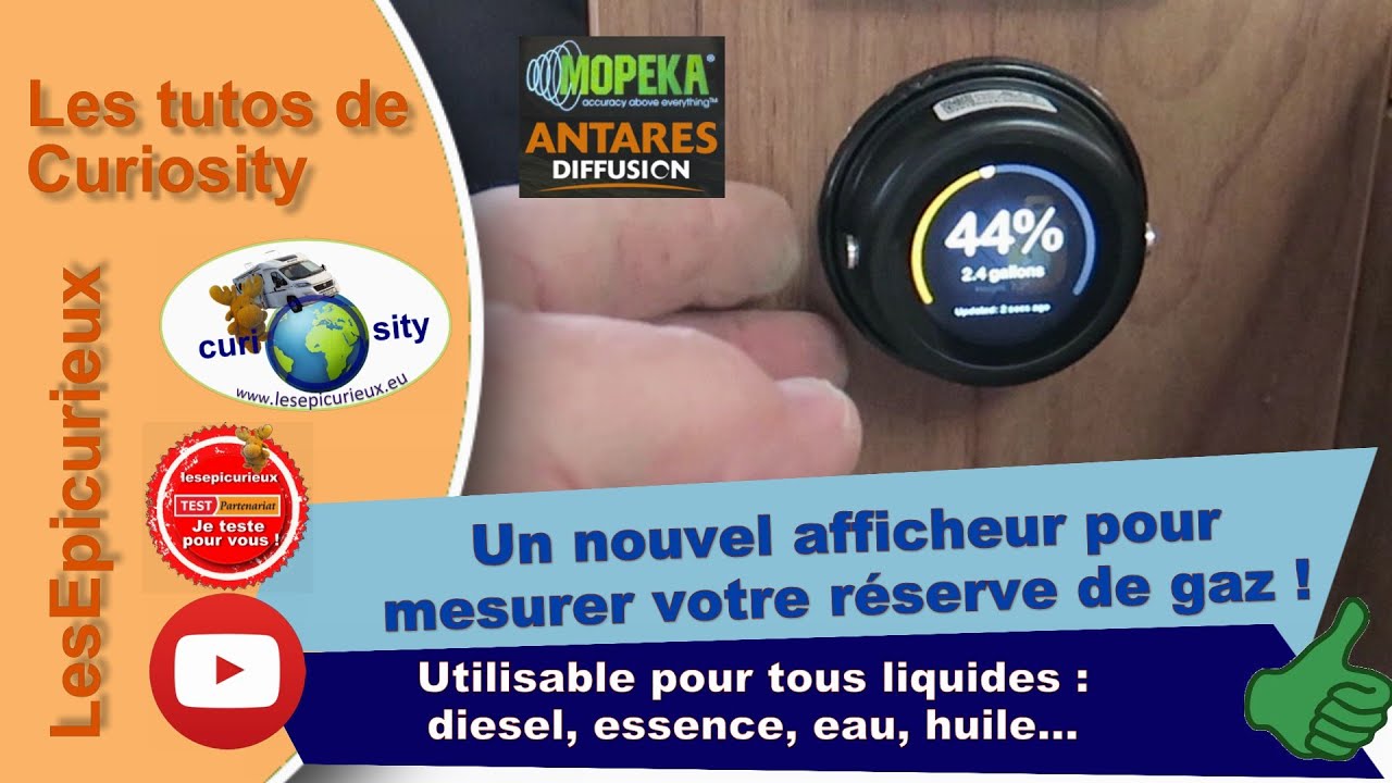 Contrôlez votre réserve de gaz en un clic : le nouvel afficheur de Mopeka rend la vie plus facile !