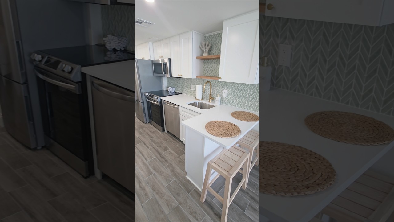Just over 2 weeks: full Airbnb hotel remodel on the oceanfront. #diyrenovation