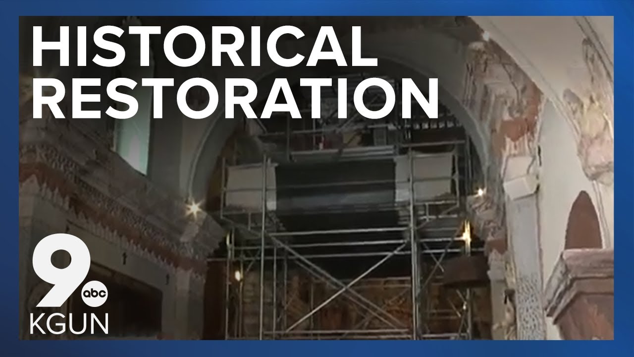 Rare look inside dome restoration at San Xavier del Bac Mission