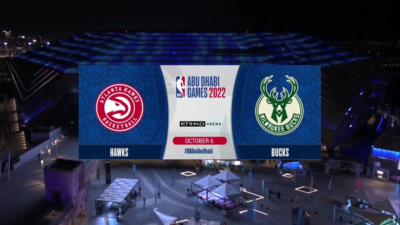 Real-time graphics during the NBA Abu Dhabi Games 2022