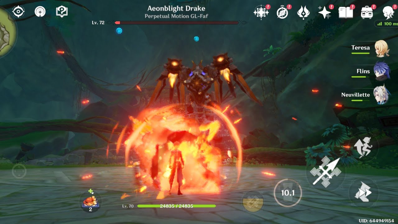 My Genshin Impact Gameplay: Let's Battle Aeonblight Drake Perpetual Motion Part 6