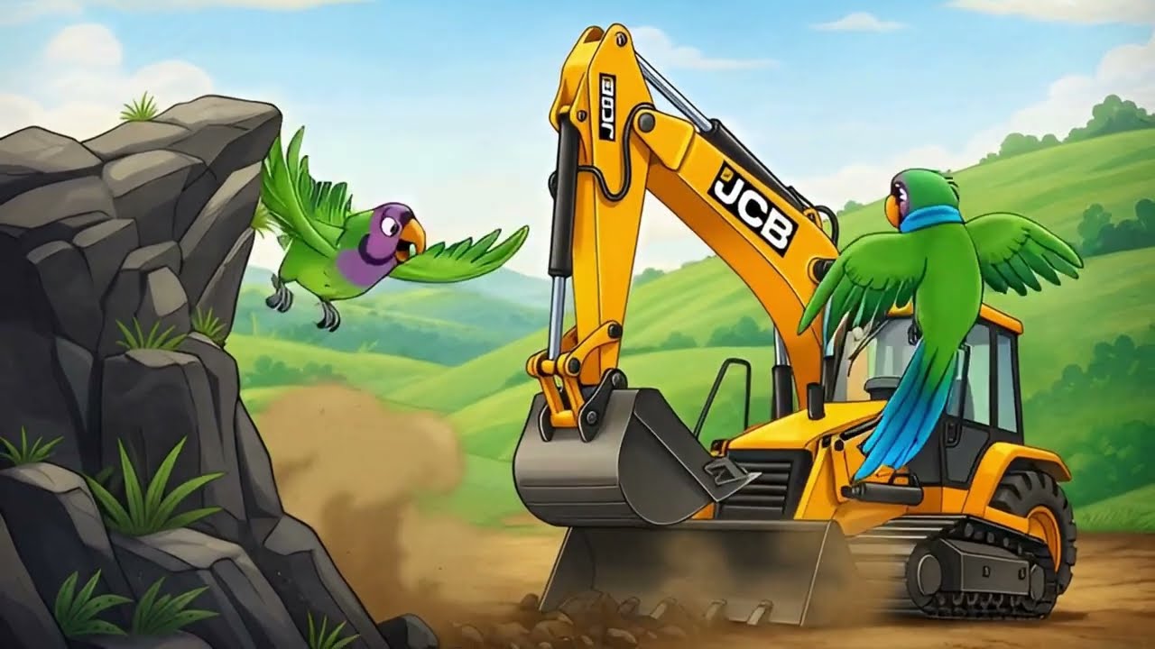 बहादुर तोतो की कहानी | Kids Bird Story | Save Aravali Hills | Cartoon Moral Story | Kids Bird Story