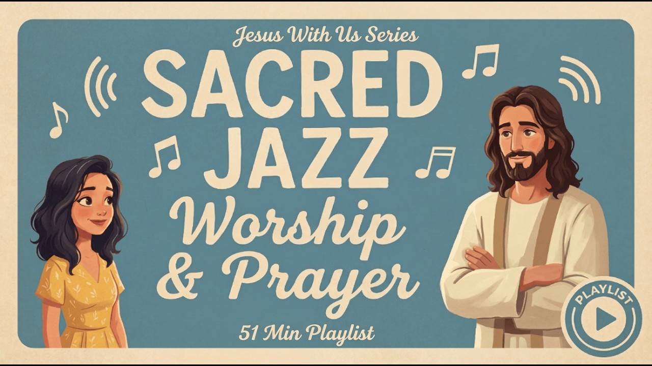 PRAYING WITH JESUS | Sacred Jazz Prayer Playlist | 45 Min | Jesus Is With Us