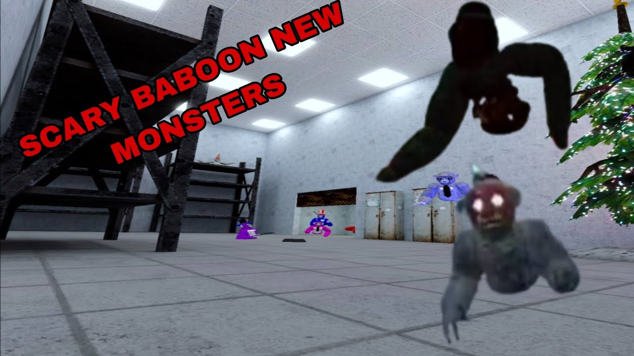 Scary baboon have a new update and he added  2 new monsters