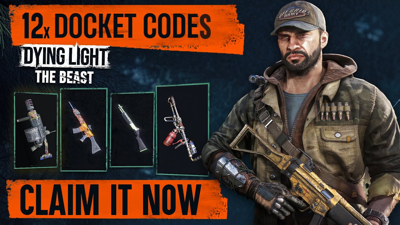 12 New Dying Light: The Beast Weapon Docket Codes