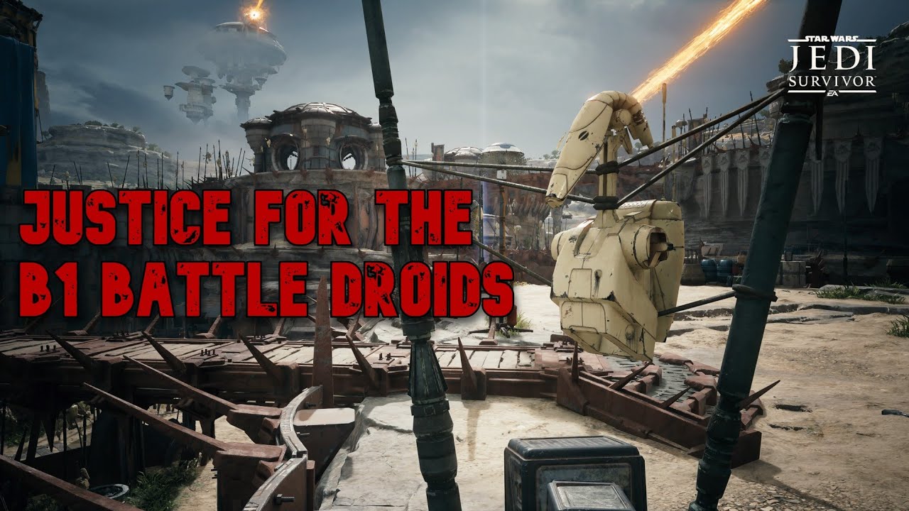 8 minutes of B1 battle droids being disrespected