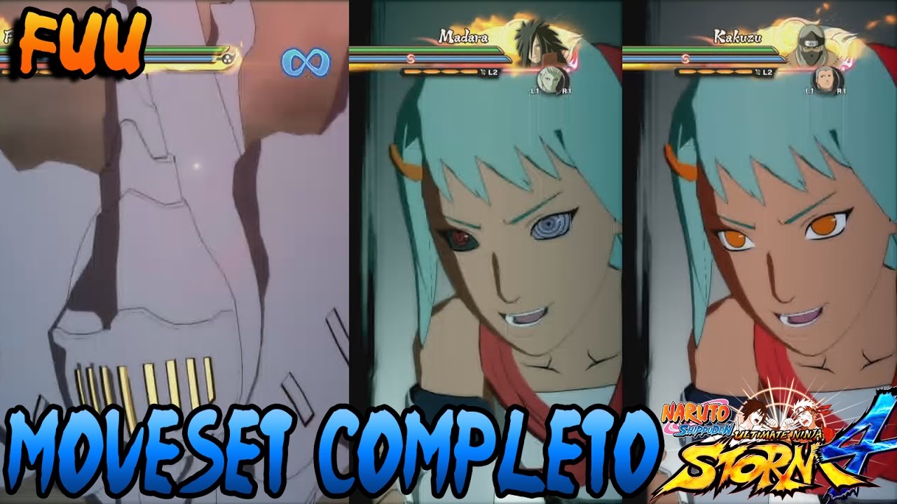 Naruto Storm 4: Alive + Edo Tensei Fuu Moveset Completo