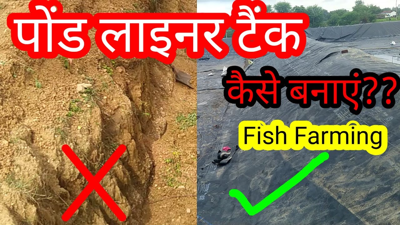 पोंड लाइनर टैंक कैसे बनाएं।।Biofloc Fish Farming ke liye Pondliner Tank Kaise Banaye।।pondlinerTank