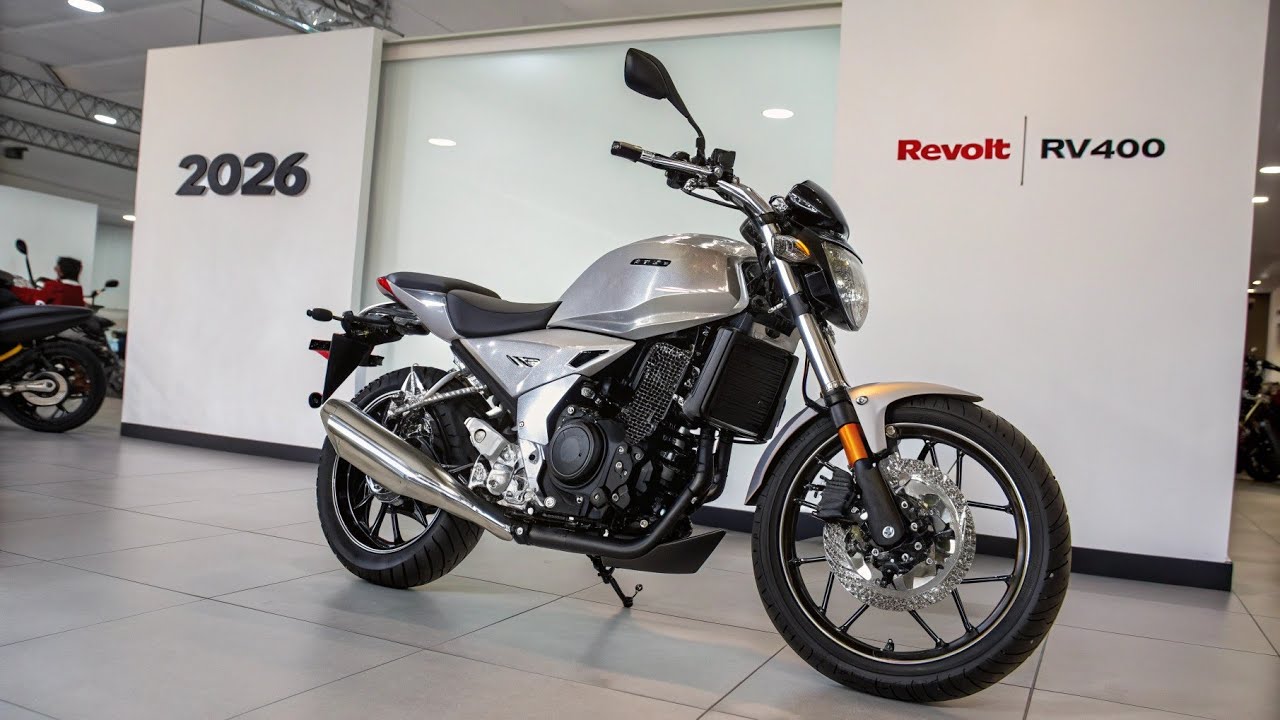 Представлен новый Revolt RV400 2026 года! Электрический уличный зверь нового поколения уже здесь!...