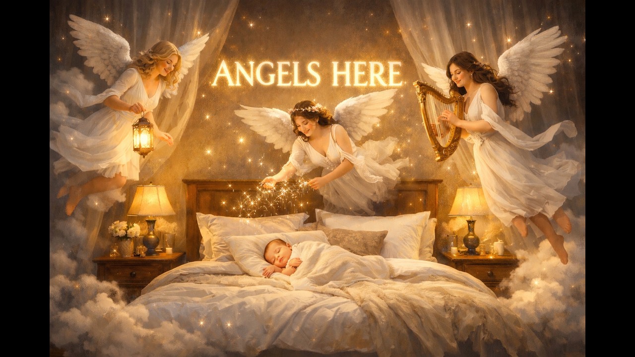 ANGELS ARE HERE 🕊️ God Is With You Tonight | Peaceful Night Prayer With Rain & Piano 3 Hour