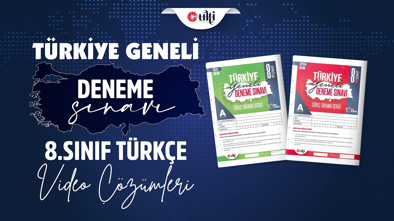 Ulti Yayınları 8. Sınıf Türkiye Geneli Deneme Sınavı | Türkçe Çözümleri