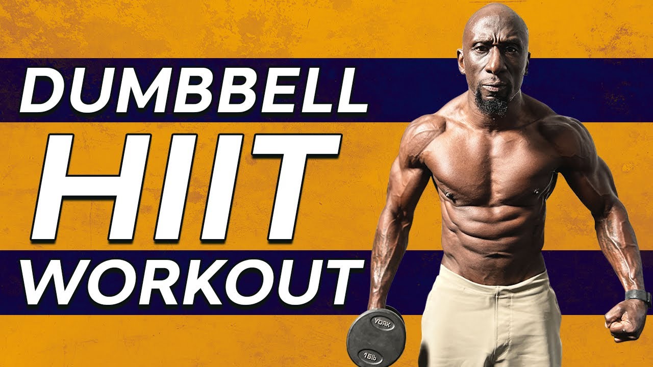 20 Minute Full Body Dumbbell HIIT Workout – Combo Movements