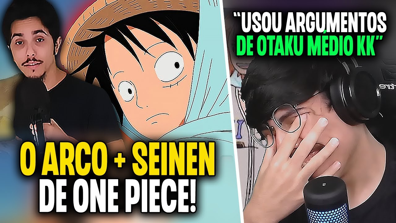 POLÊMICA! PCINI AFIRMA QUAL É O MELHOR ARCO DE ONE PIECE (Cenário Transparente) | Cortes do Michi