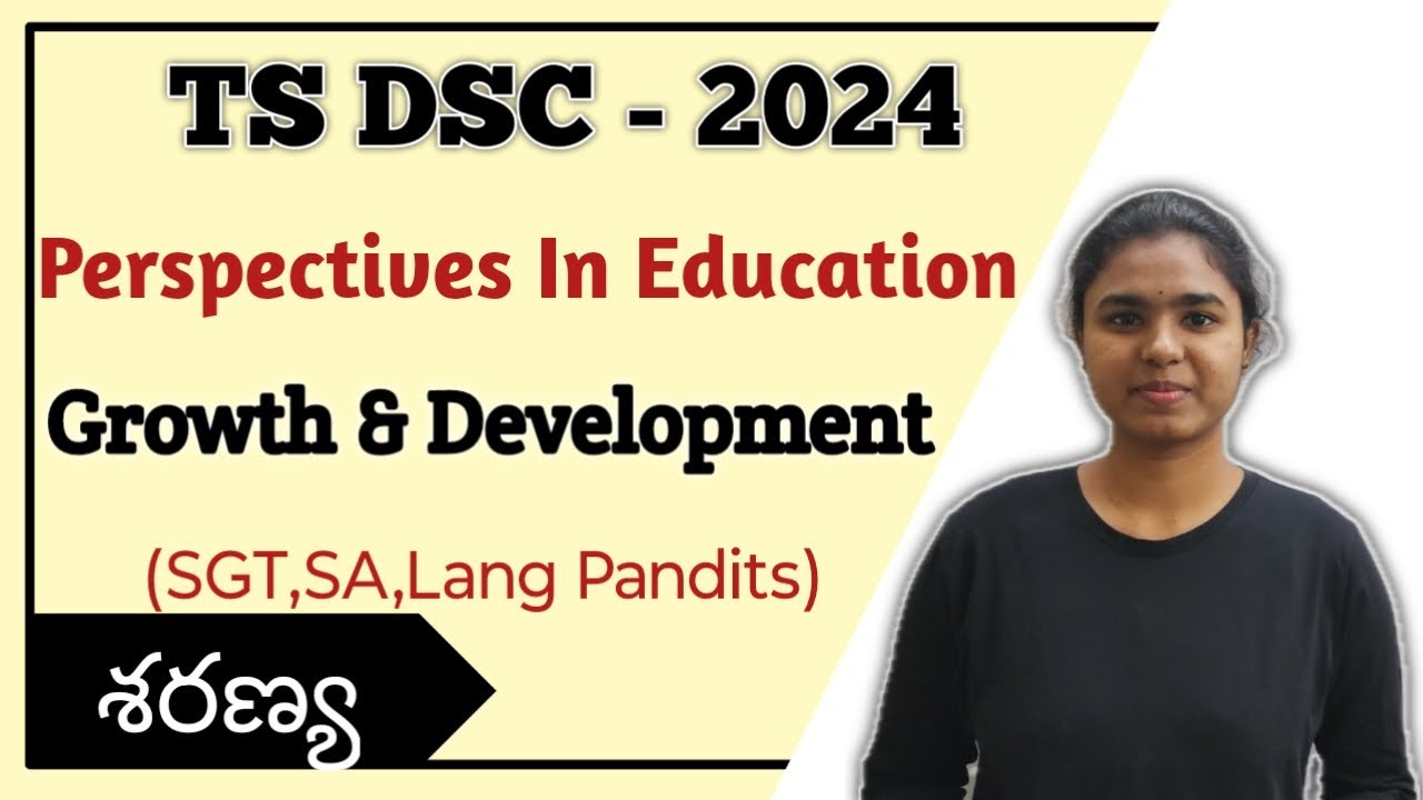 Growth & Development | PIE | TS DSC 2024 | Ctet Telugu,#tsdsc ,#pie