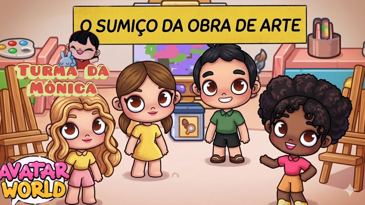 🐰Turma da Mônica - O sumiço da obra de arte 🤩 Avatar World