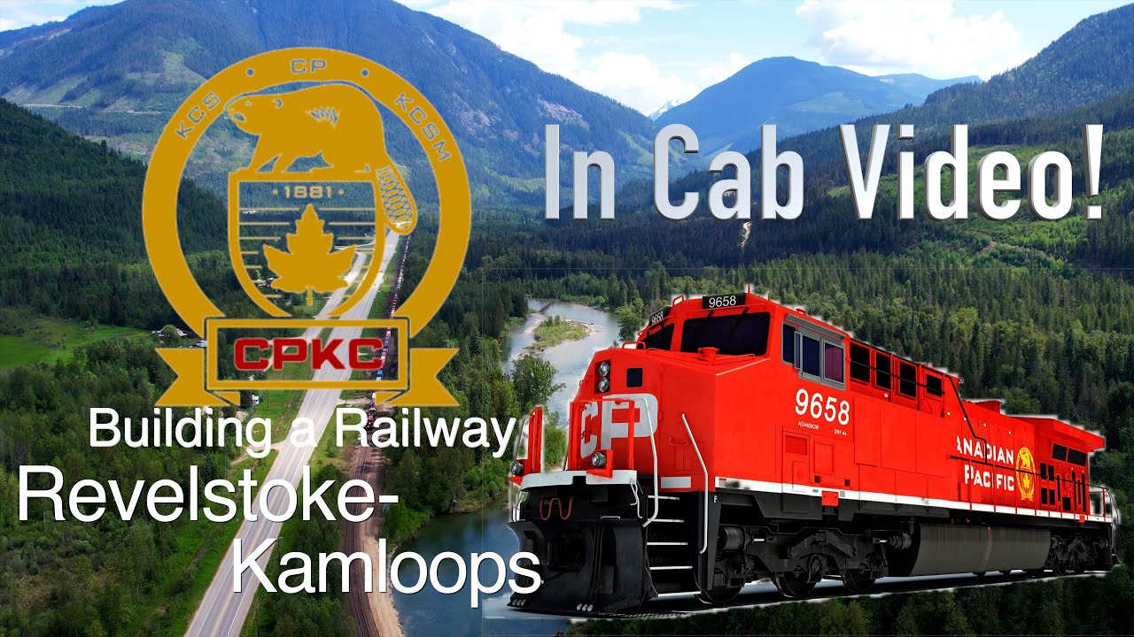 Строительство компании Canadian Pacific через горы от Ревелстока до Камлупса