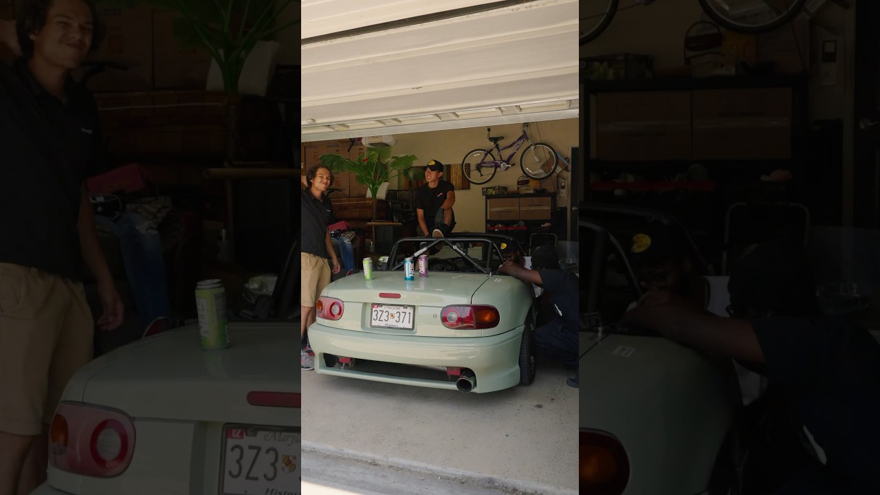 MIATA Rollbar Install w/ NOS ENERGY!