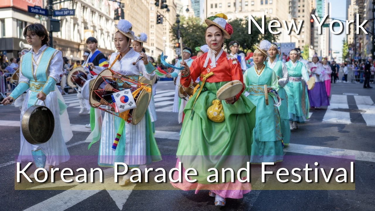 Korean Festival and Parade 2025 New York City | 4K