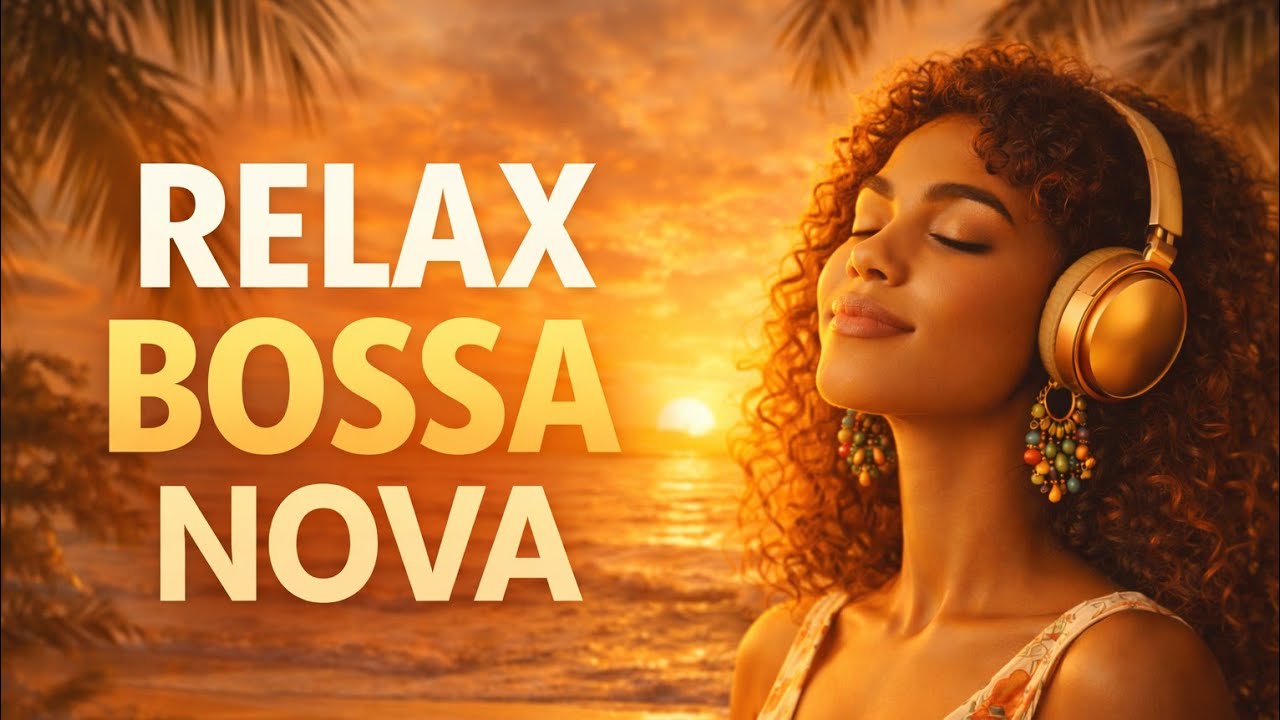 Bossa Nova Relax Playlist 🌴 Calm Cafe Jazz for Work, Study & Stress Relief