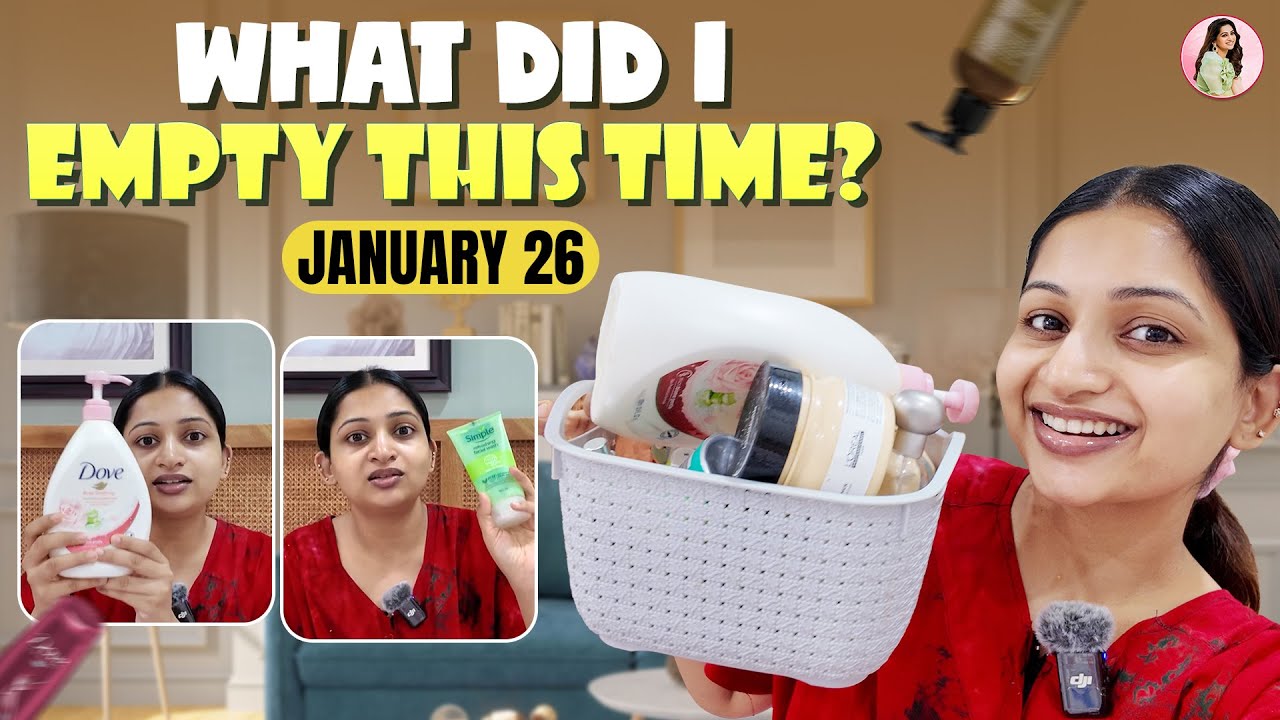 Products I used completely | Nakshathra Nagesh
