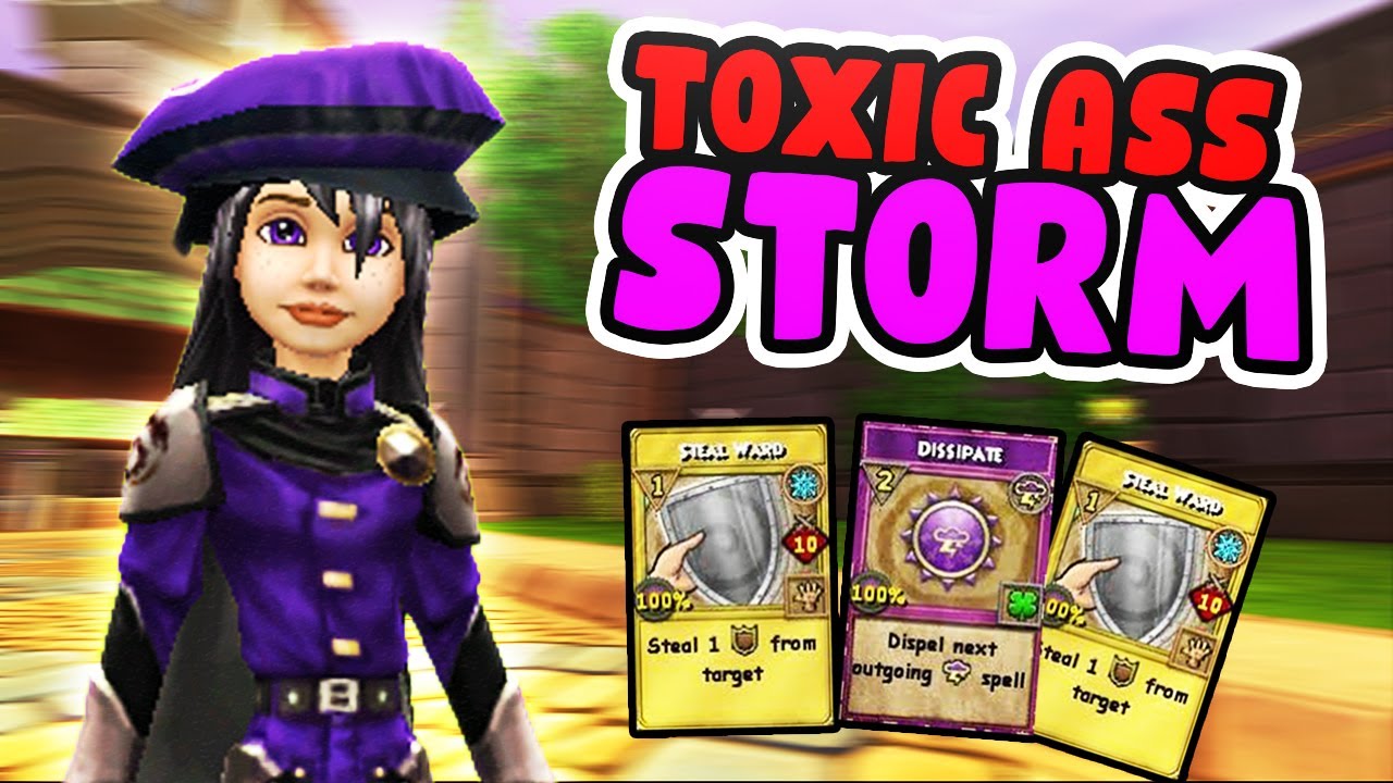 Wizard101: BRAINDEAD TOXICITY AS A STORM - 150 PVP