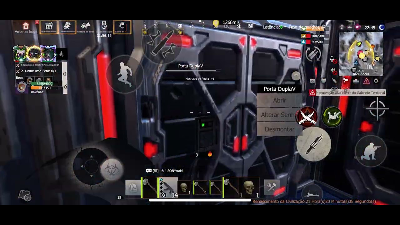 Segunda tentativa de raid on dos gringo em nos Last Island Survival 