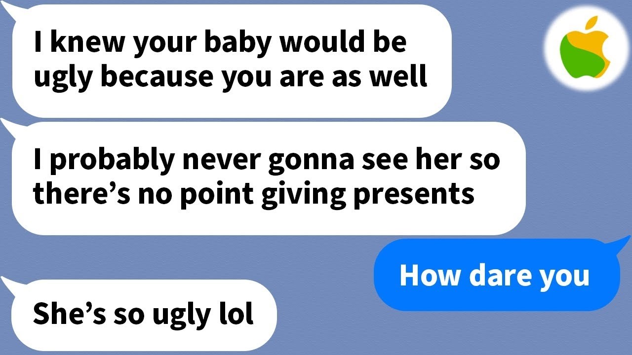 【Apple】 My sister-in-law called my baby daughter ugly...