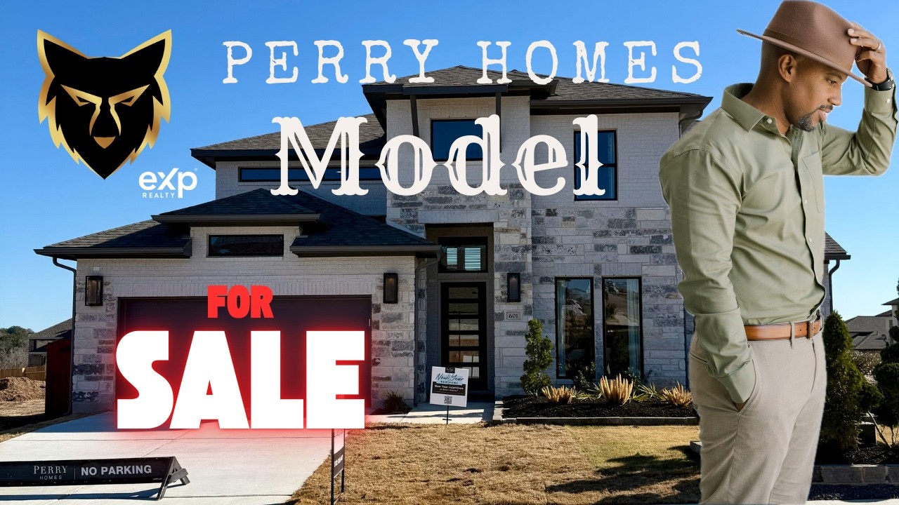 Model Home For Sale in Liberty Hill, TX 🏡🔥| Perry Homes 3568W in Lariat