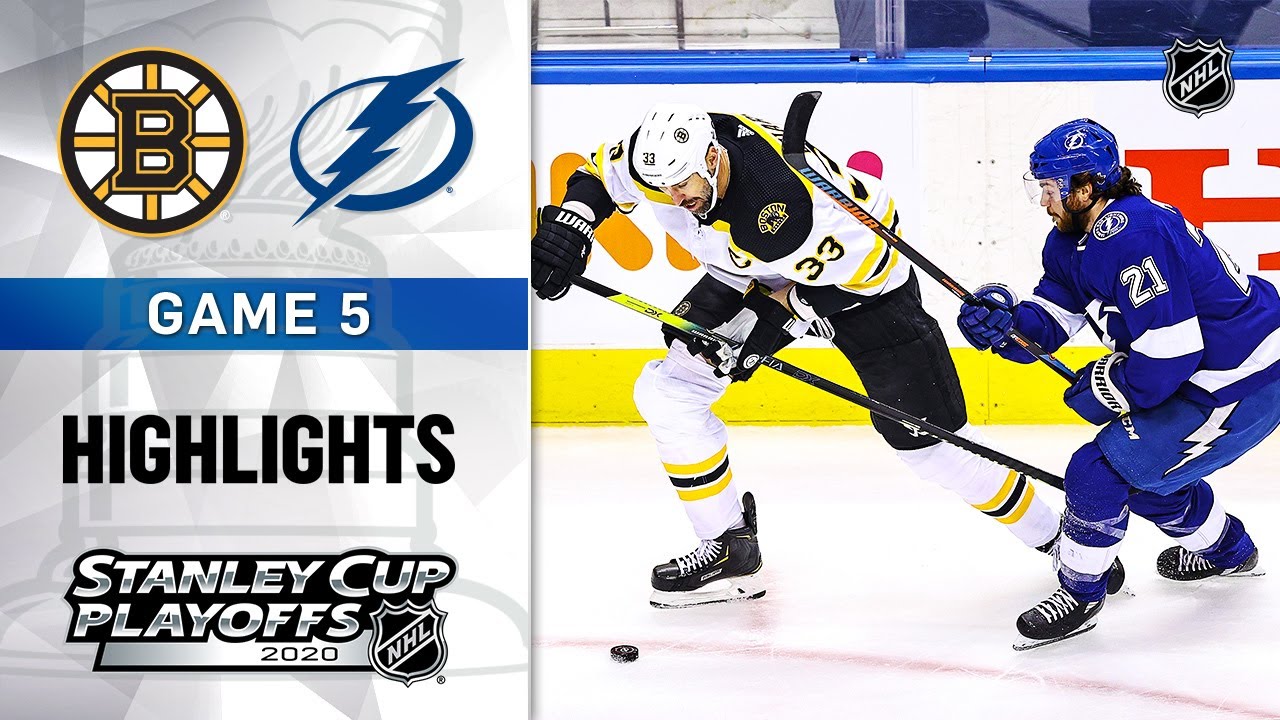 NHL Highlights | Second Round, Gm5 Bruins @ Lightning - Aug. 31, 2020
