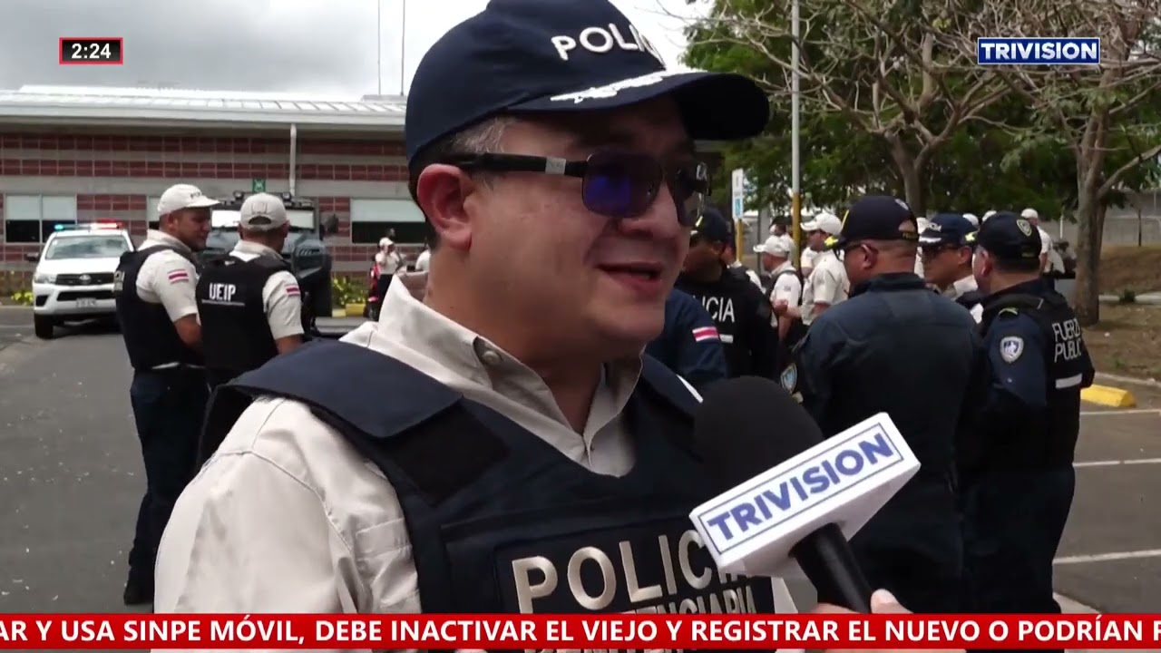 Presidente Rodrigo Chaves visitó el centro penitenciario La Reforma.