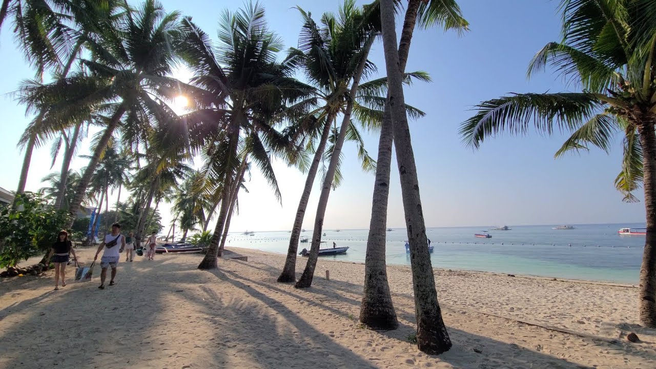 Alona Beach 4K Walking Tour - Panglao, Bohol Philippines 2023